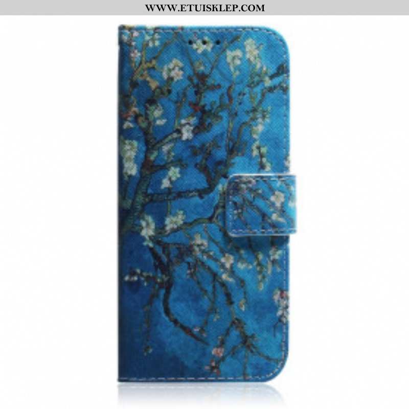 Etui Folio do Motorola Edge 20 Pro Kwitnąca Gałąź Drzewa